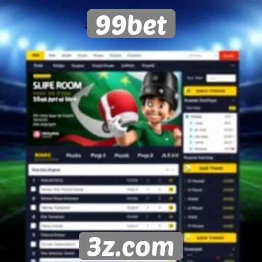 Interface e usabilidade do site 99bet