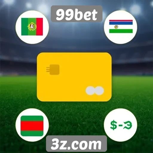 Métodos de pagamento aceitos pelo 99bet